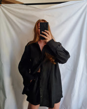 Load image into Gallery viewer, Ren Oversized Shirt in Midnight
